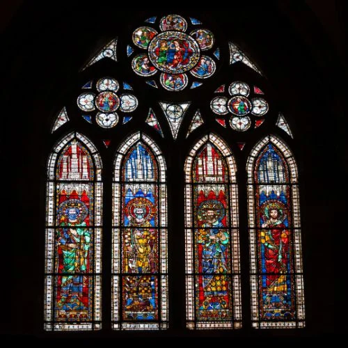 Stained glass windows
